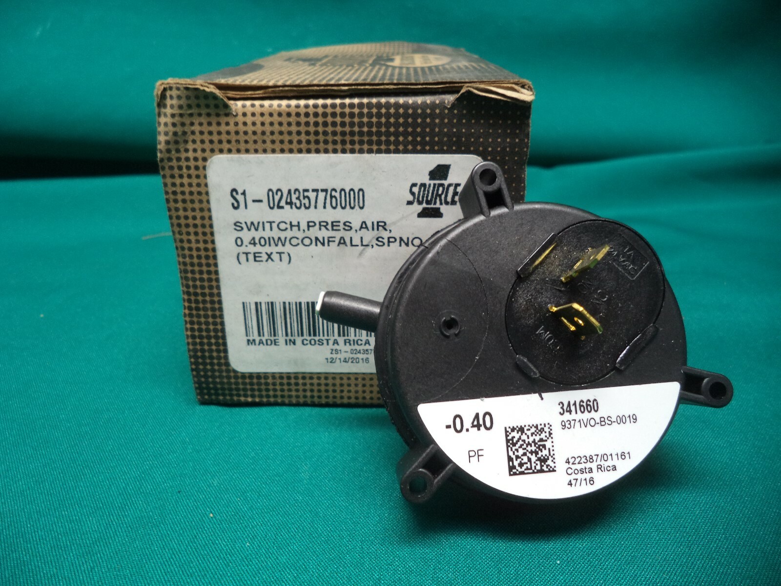 Купить Реле давления York Furnace Pressure Switch # s1/02435776000 NEW ...