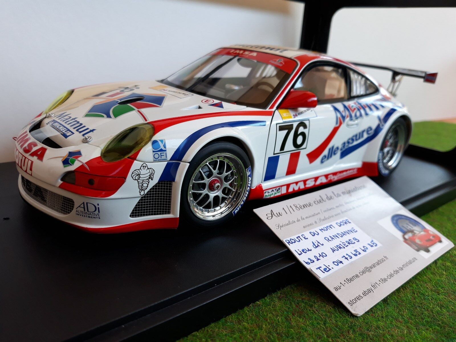 PORSCHE 911 997 GT3 RSR 2007 MATMUT # 76 WINNER GT2 LE MANS PORSCHE 911 997 GT3 RSR 2007 MATMUT # 76 WINNER GT2 LE MANS