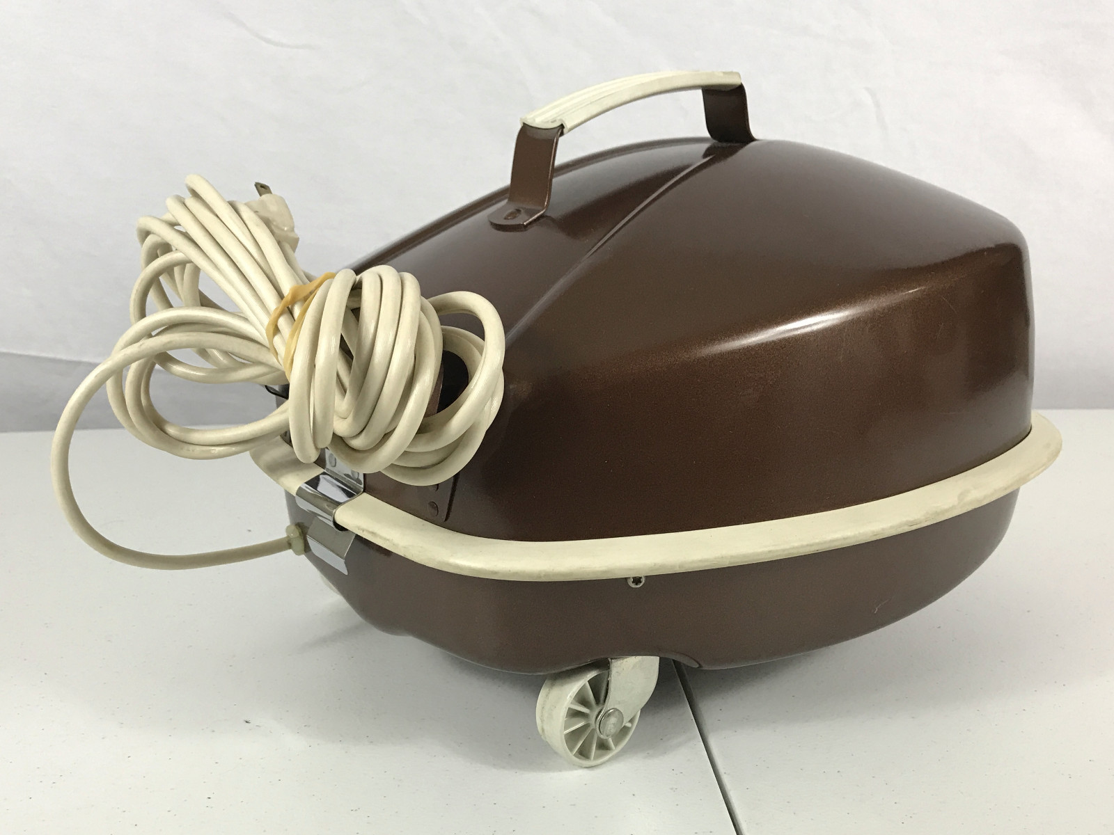 Vintage Eurkea Small Brown Canister Vacuum Model 513 - Tested & Working