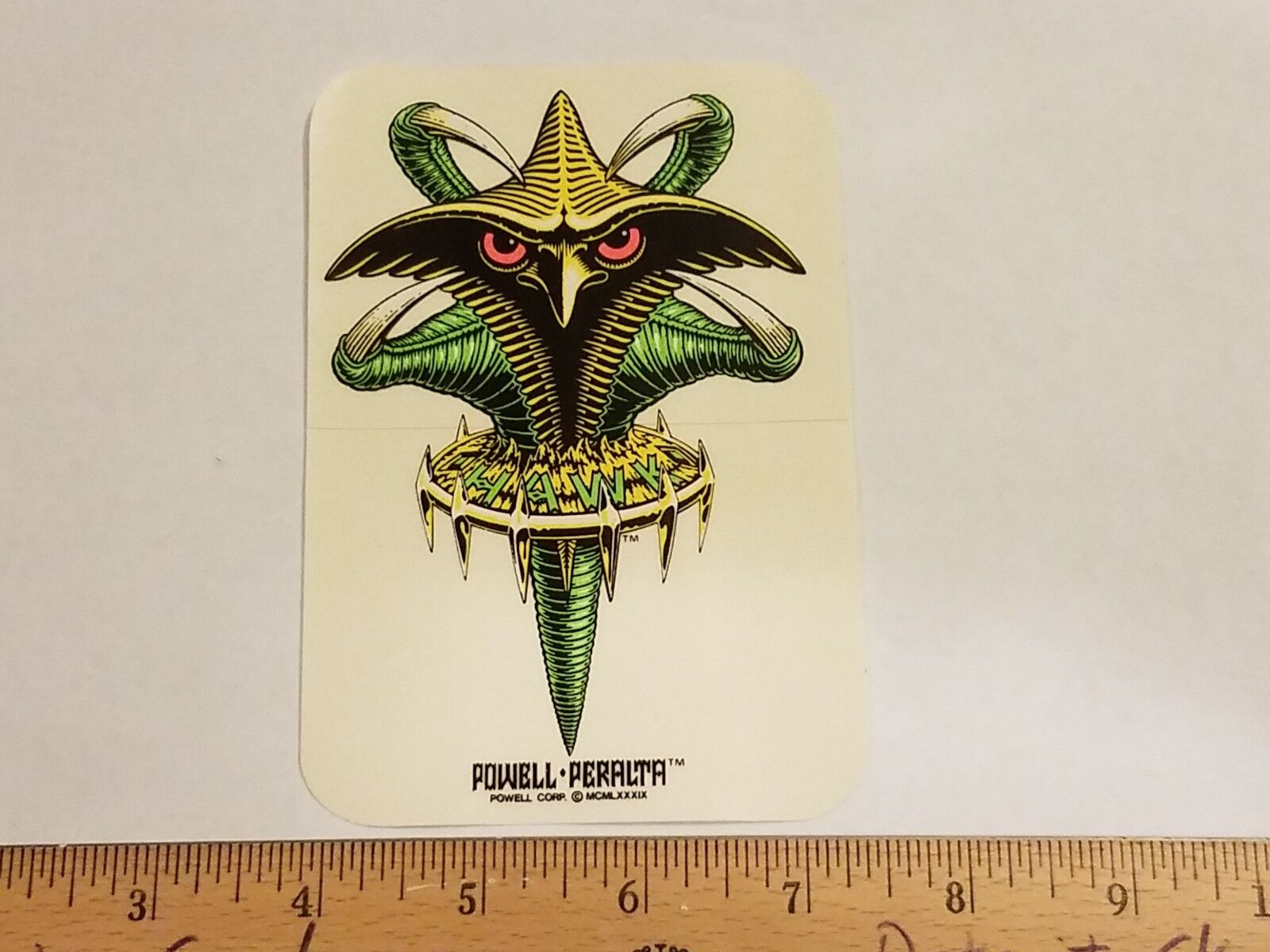 VTG 80's POWELL PERALTA TONY HAWK BIRD CLAW BONES NOS VTG 80's POWELL PERALTA TONY HAWK BIRD CLAW BONES NOS