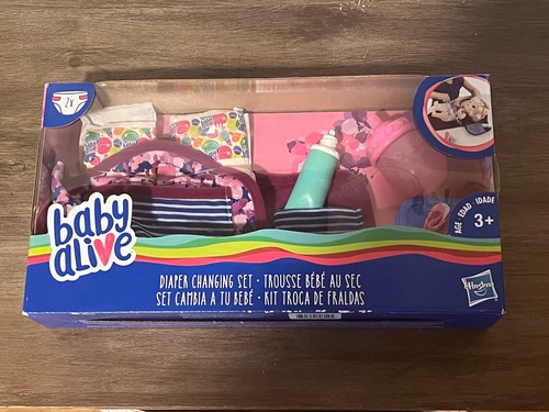 NEW Baby Alive Diaper Bag Changing Set Accessories Ages 3+ N