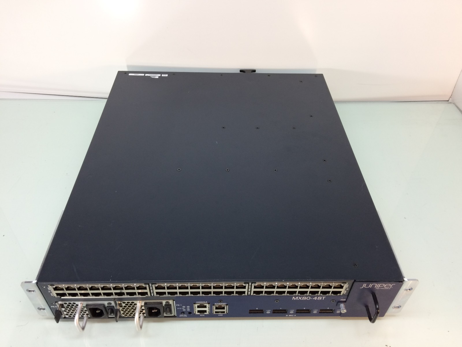 Juniper CHAS-MX80-48T MX 3D Universal Edge Router w. 2x AC PSU