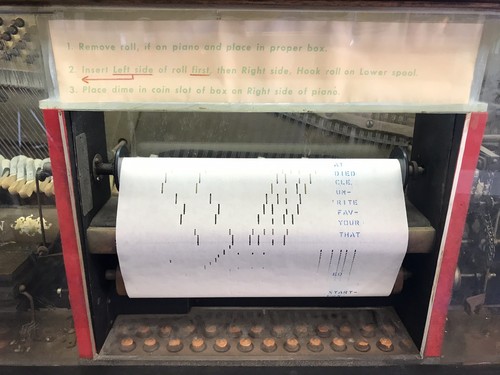 PEARLTONE COIN-OP PLAYER PIANO ANGELUS BY WILCOX & WHITE DATED 1925 VERY RARE