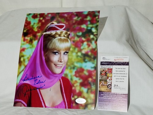 JEANNIE Barbara Eden Signed/Autograph Photo/Pic JSA Certified