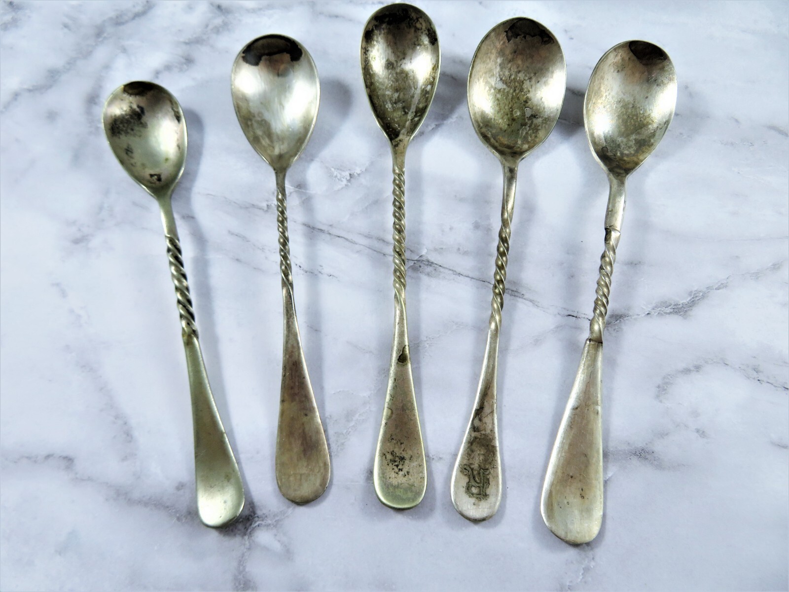 50〜60s silver spoon vintage バングル Vintage, New Silver Plated Made In England Spoon Fruits