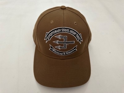 STRIKE GROUP THREE The Corps United States Beige Snapback Hat Cap One Size