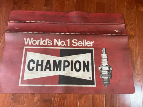 VINTAGE CHAMPION SPARK PLUGS FENDER COVER PROTECTOR GUARD VINTAGE CHAMPION SPARK PLUGS FENDER COVER PROTECTOR GUARD