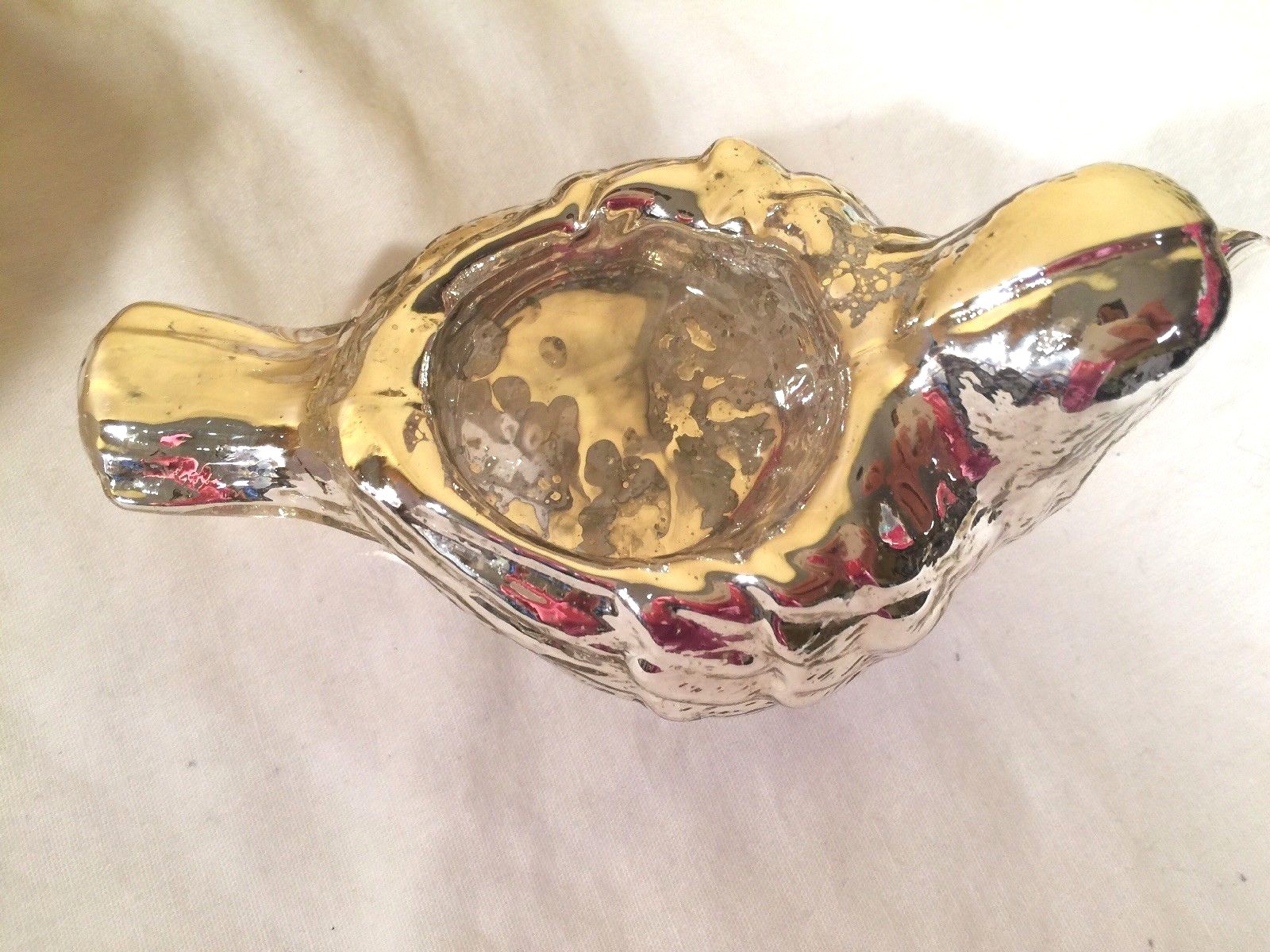 Twos Company Silver Bird Candle Holder Nick Nack Gift Idea Collectable NEW