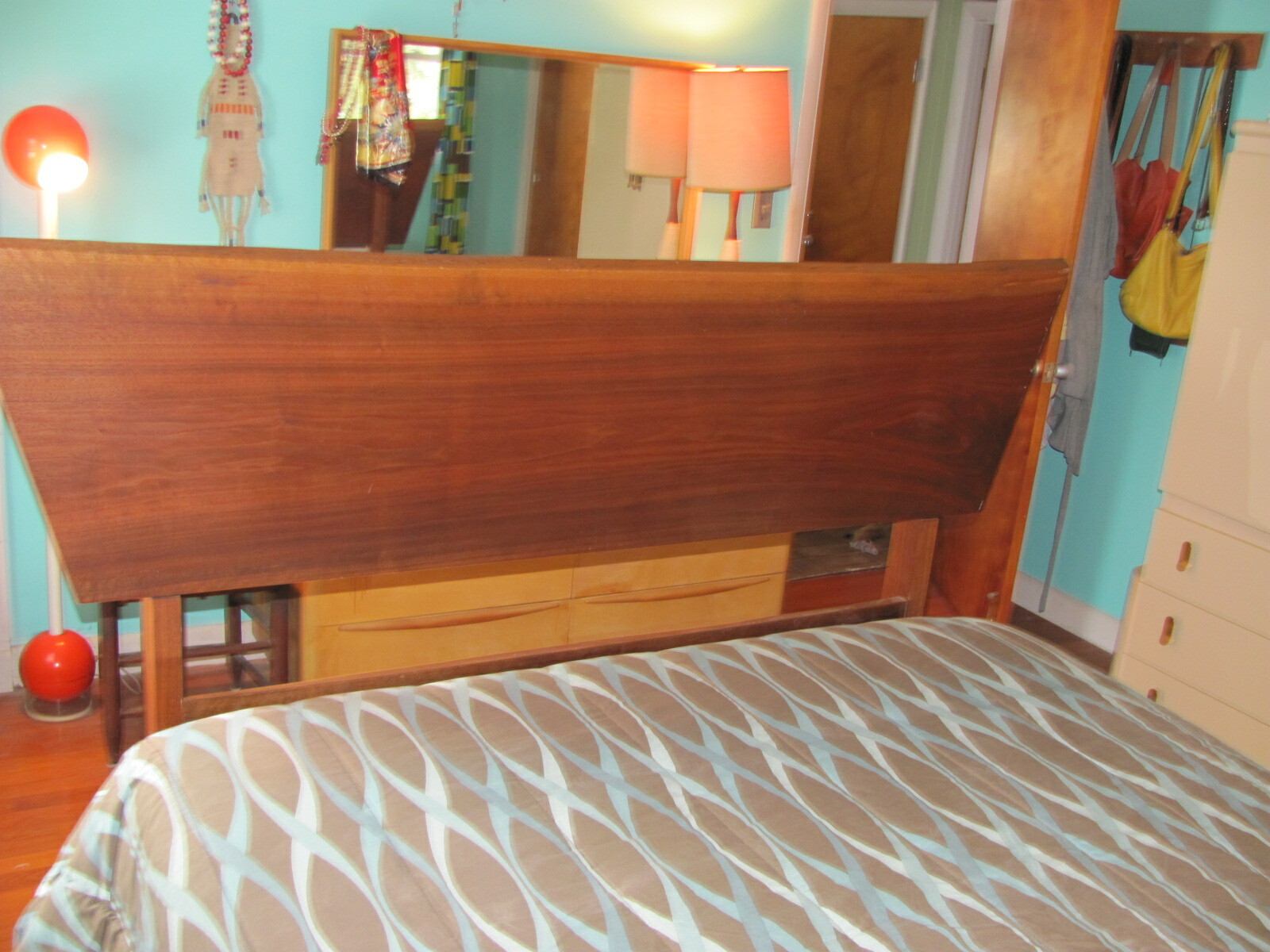 George Nakashima Walnut Headboard 72