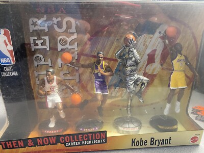1999 MATTEL KOBE BRYANT THEN AND NOW FIGURE COLLECTION 24539 Excellent