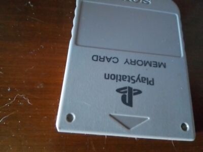 Official Sony PlayStation 1 PS1 Authentic Memory Card OEM Tested