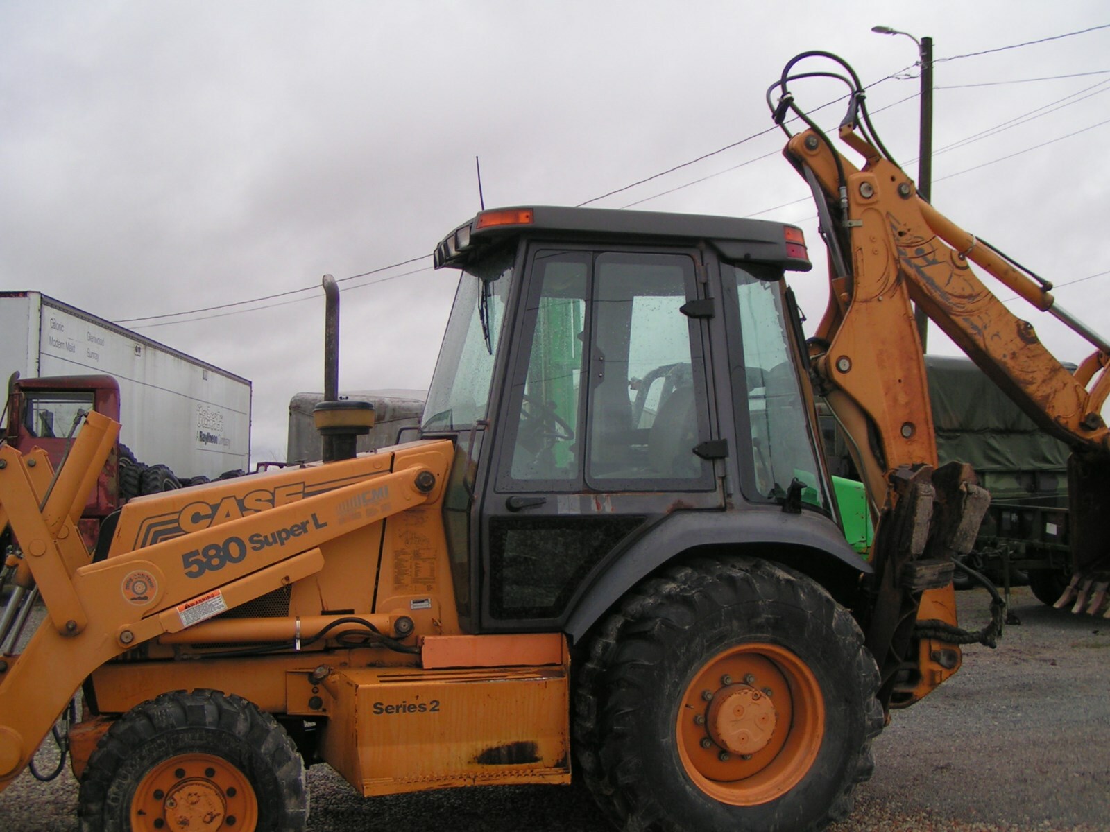 CASE 580 SUPER L SERIES 2 TRACTOR LOADER BACKHOE 4X4 CAB