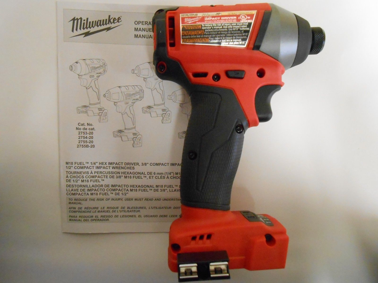 Milwaukee 2753-20 M18 FUEL 18V Li-Ion Brushless 1/4