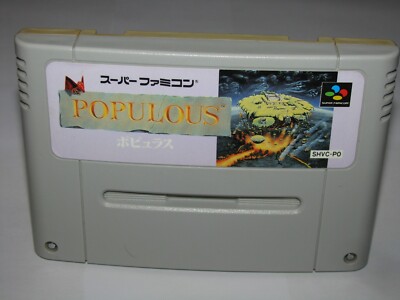 Populous Super Famicom SFC Japan import US Seller