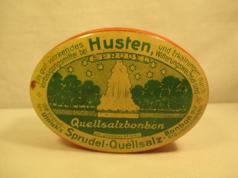 MÃ©Decin Apotheker PublicitÃ© BoÃ®Te Ullrichs Sprudel Sel De La Source Candy Berlin