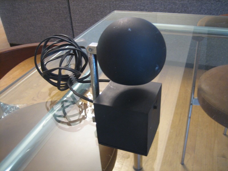 vintage LIGHTOLIER mid-century modern telescoping ORB eyeball desk LAMP 8000
