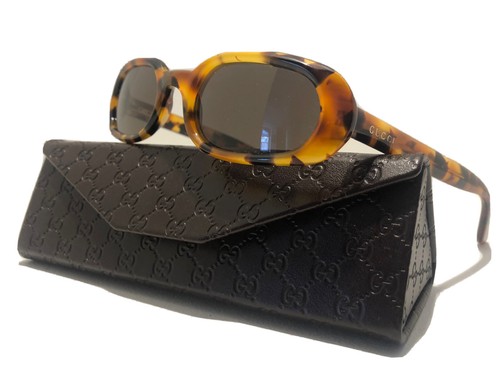 GUCCI sunglasses vintage GG3795 ブラウン Gucci Vintage Sunglasses brown tortoise Gold Rectangle Wrap
