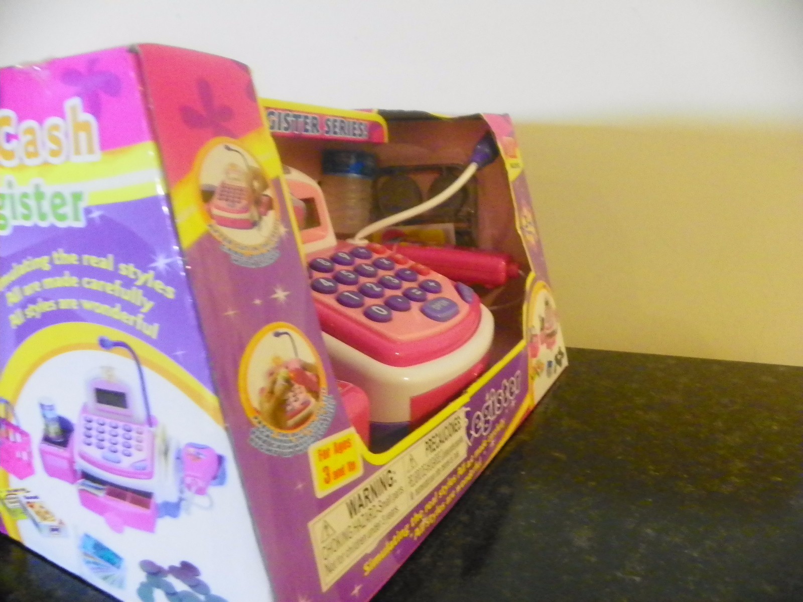 KX My Cash Register Pretend Play Battery Operated Toy Cash Register
