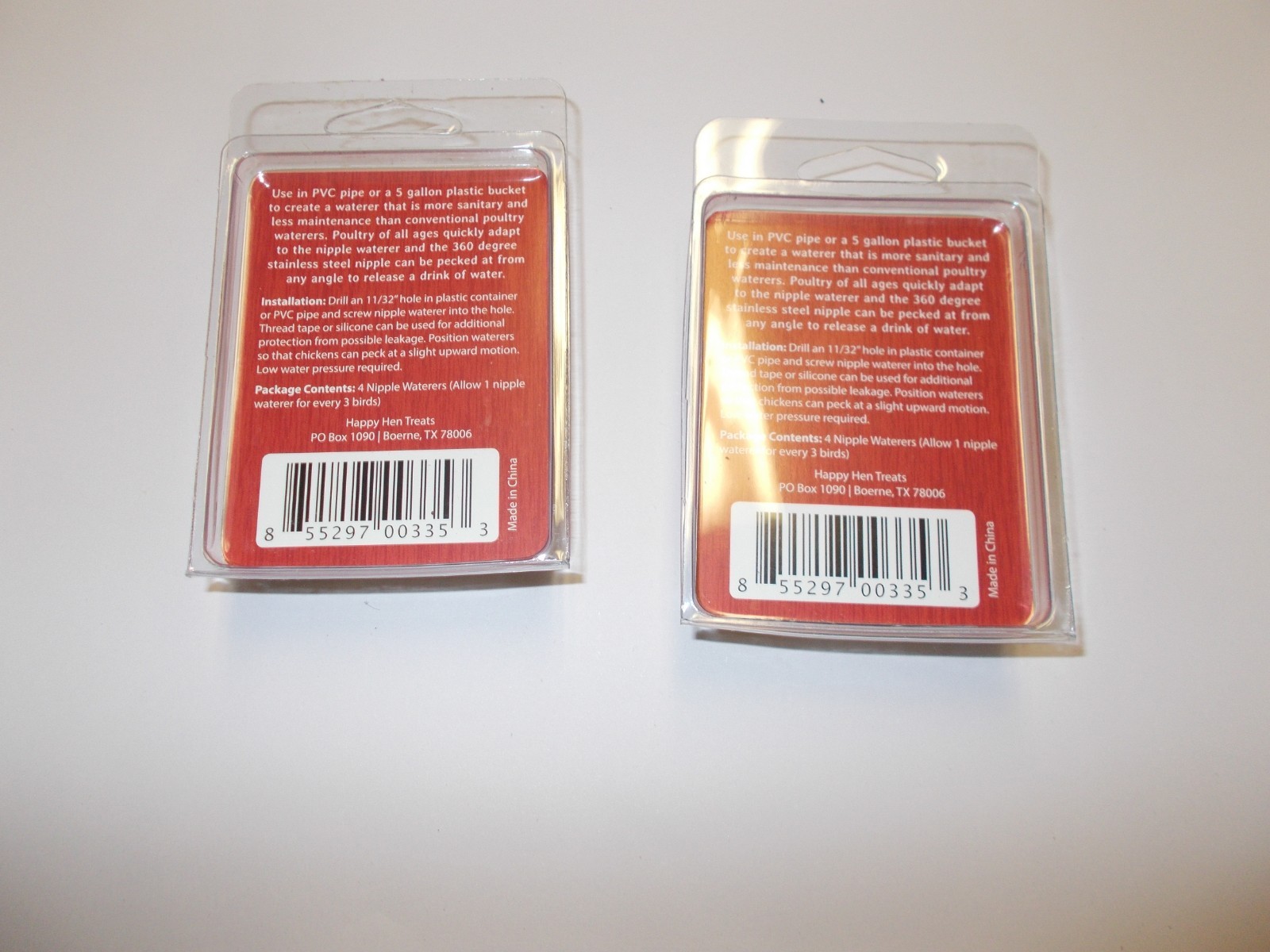 Happy Hen Treats Nipple Waterer For Fowl And Other Pets Quantity Of 8 Ships Fre