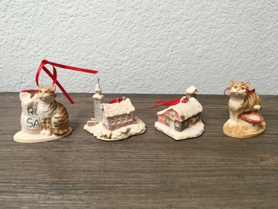 4 R.F.D. Figurines/Ornaments By Lowell Davis Produced By Schmidt