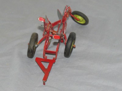 Vintage 1/16 JI CASE 2 Bottom PLOW Farm Toy Tractor Implement Carter RARE!