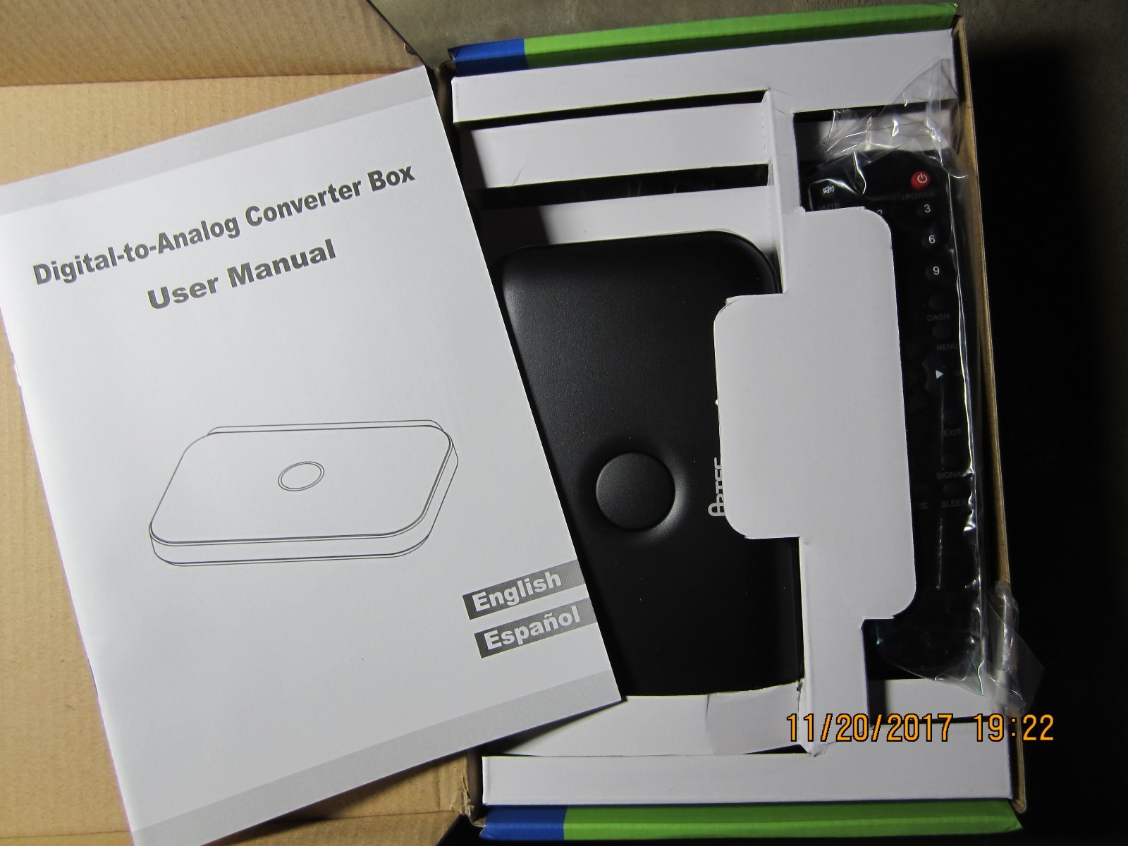 New ARTEC T3AP-LL Digital-to-Analog TV Converter Box w/ Remote Control Tuner