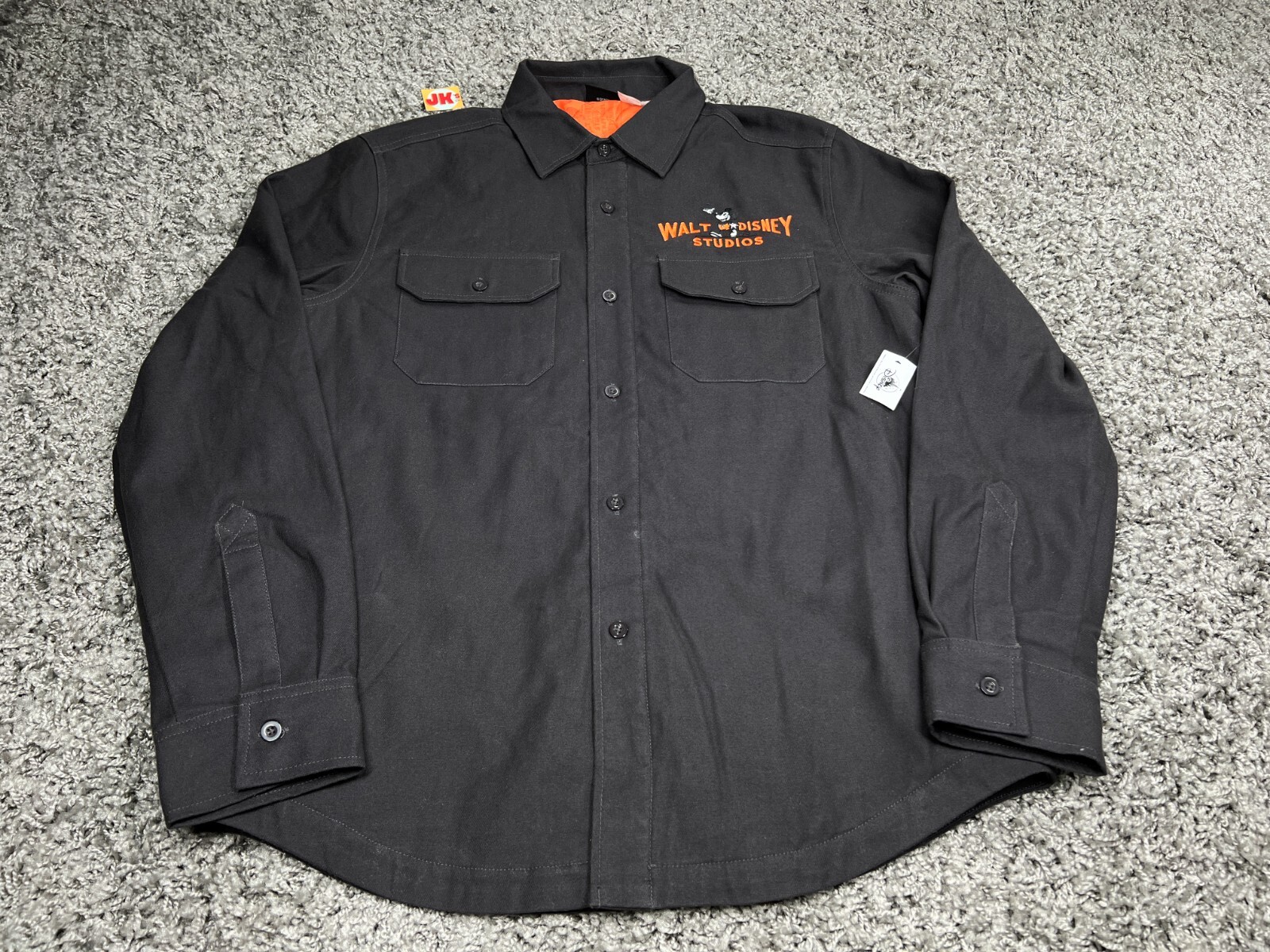 NEW Disney Jacket Adult Small Gray Orange Disney100 ERAS