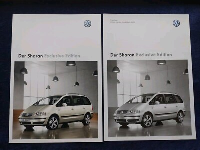 VW Sharan Exclusiv Edition Prospekt 5.2008 + Preisliste