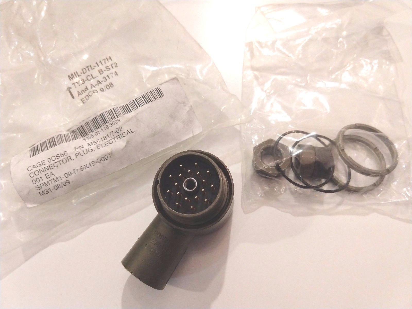 Power Connector Inc OCS66 18-Pin Electrical Plug Right Angle
