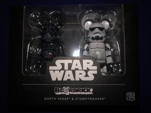 ベアブリック スターウォーズ DARTH VADER&STORMTROOPER star wars darth vader stormtrooper be@rbrick 100% | eBay