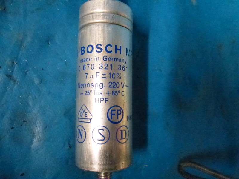 Kondensator Bosch Mp , Made In Germany 0 670 321361 7