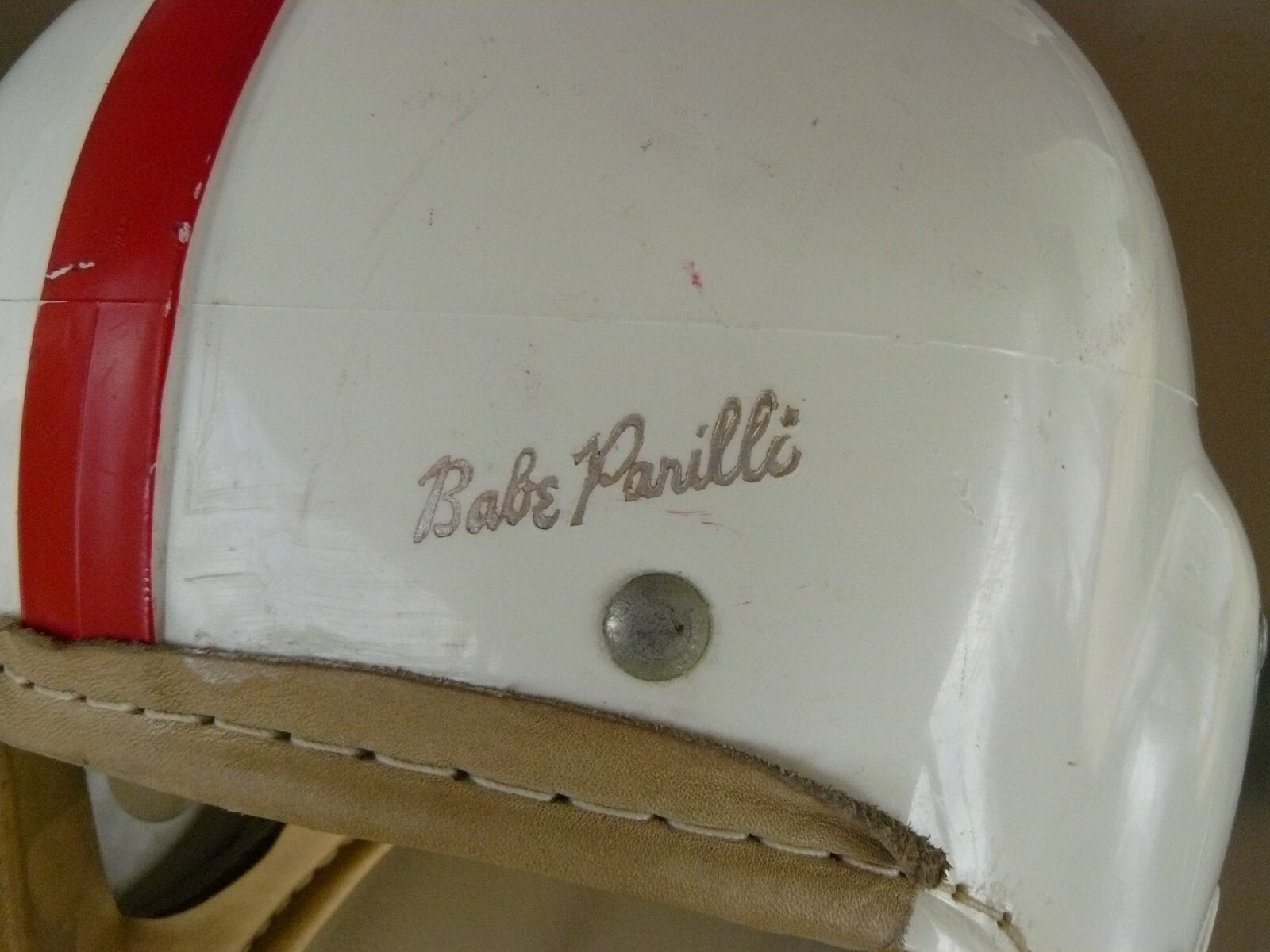 HUTCH BABE PARILLI VINTAGE FOOTBALL HELMET