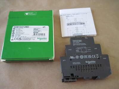 Schneider Electric SSM1D212B Harmony Solid State Relay Rail Mounted 12A 32VDC