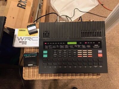 Buy used Yamaha RX 5 drum machine with WRC04 Sound card, Orig manual and store brochure.