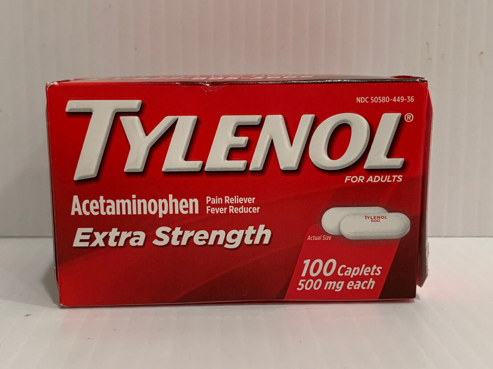 500 Mg Acetaminophen Caplets, Pain & Fever, Exp 06/24