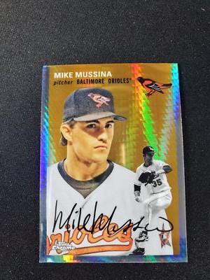2023 Topps Chrome Platinum Anniversary #497 Mike Mussina X