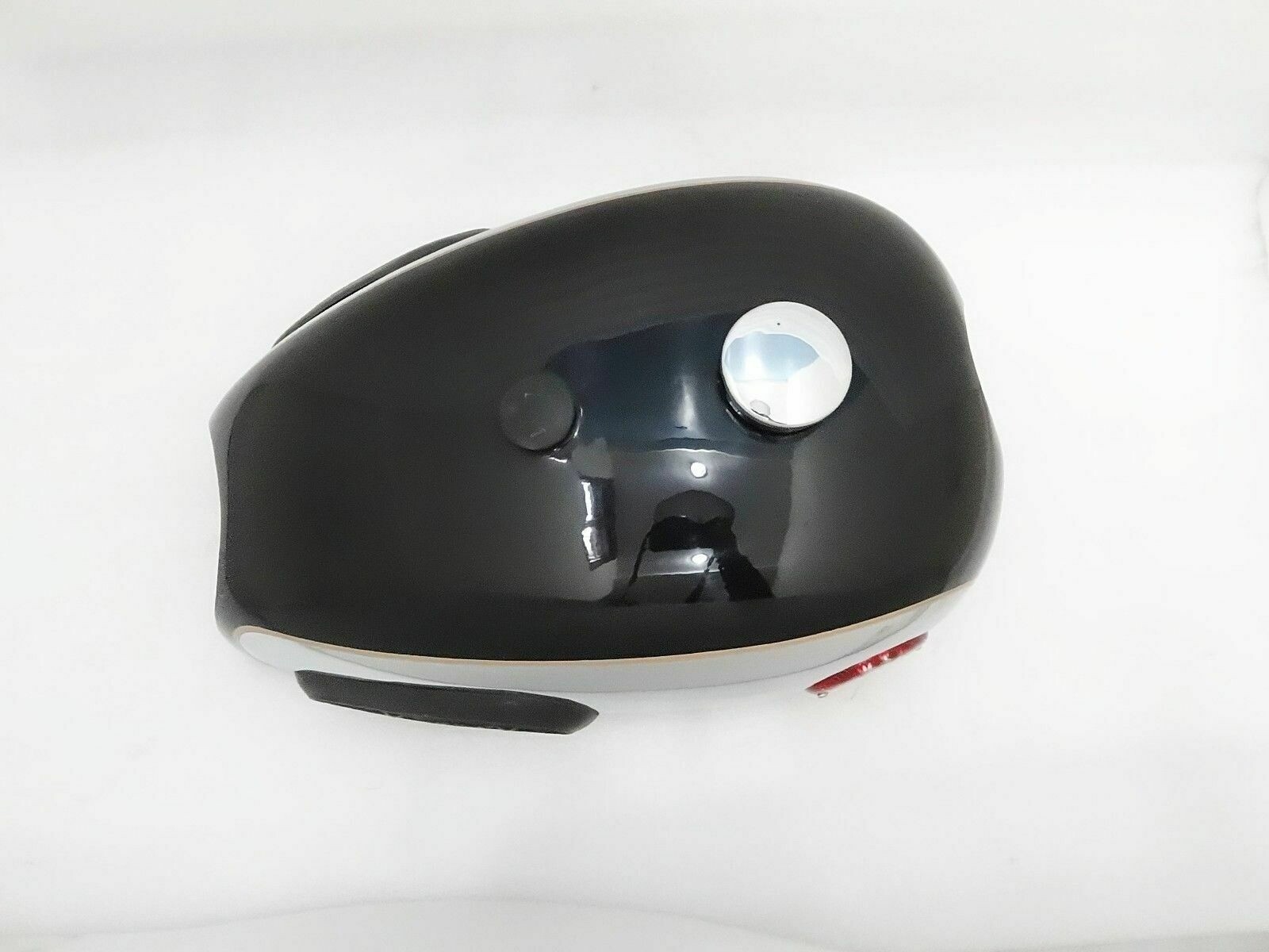 Petrol Tank With Cap & Knee Pad BSA A7 A10 Black Painted Chrome  