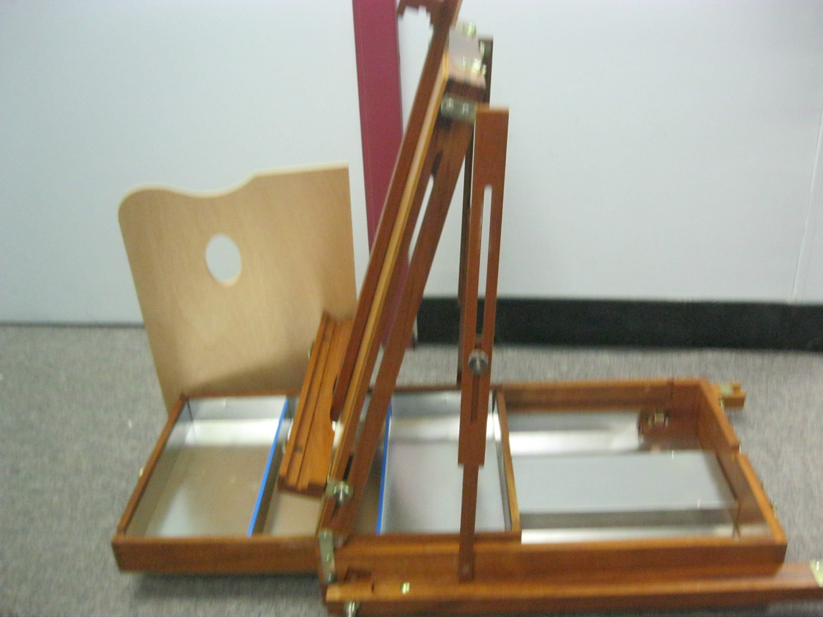 Brand New Rare Artist Quality French Box  Easel Mahogany Wood  (Made in Brazil)