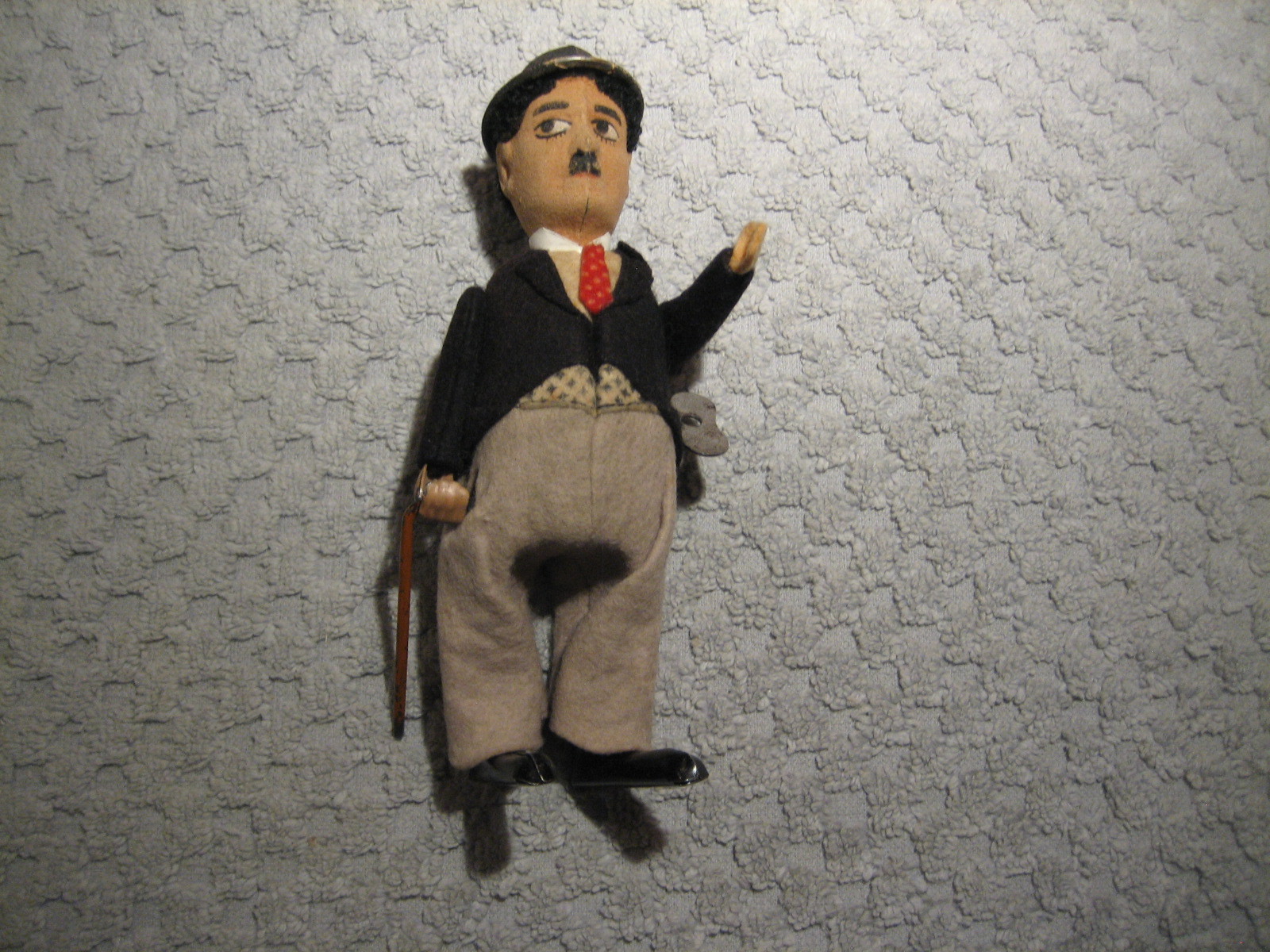 Charlie Chaplin Schuco Wind up Toy - Germany - Works Great! Excellent Condition!