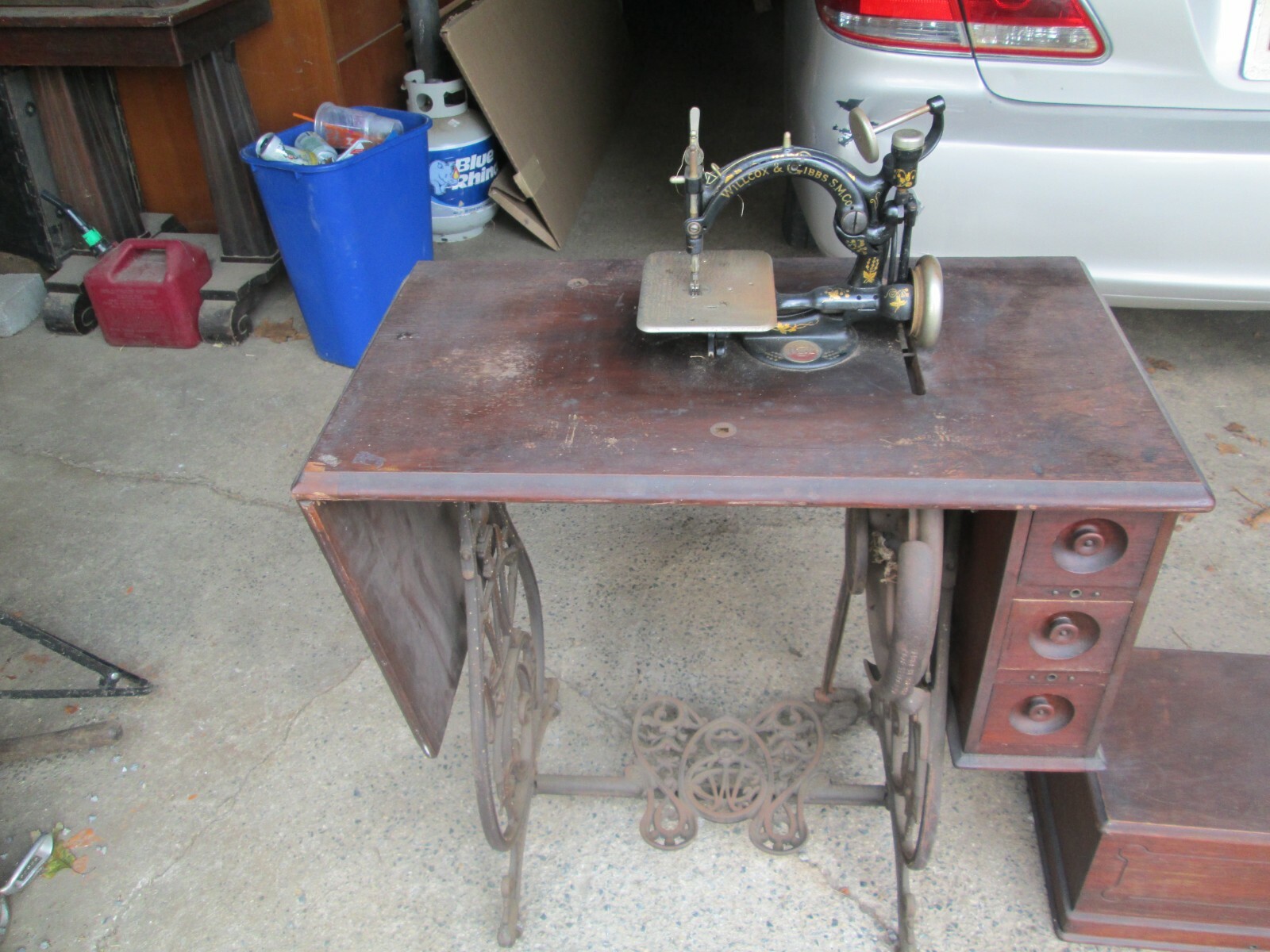 その他 Antique Sewing Machine Wilcox & Gibbs Antique Willcox & Gibbs Sewing Machine | eBay