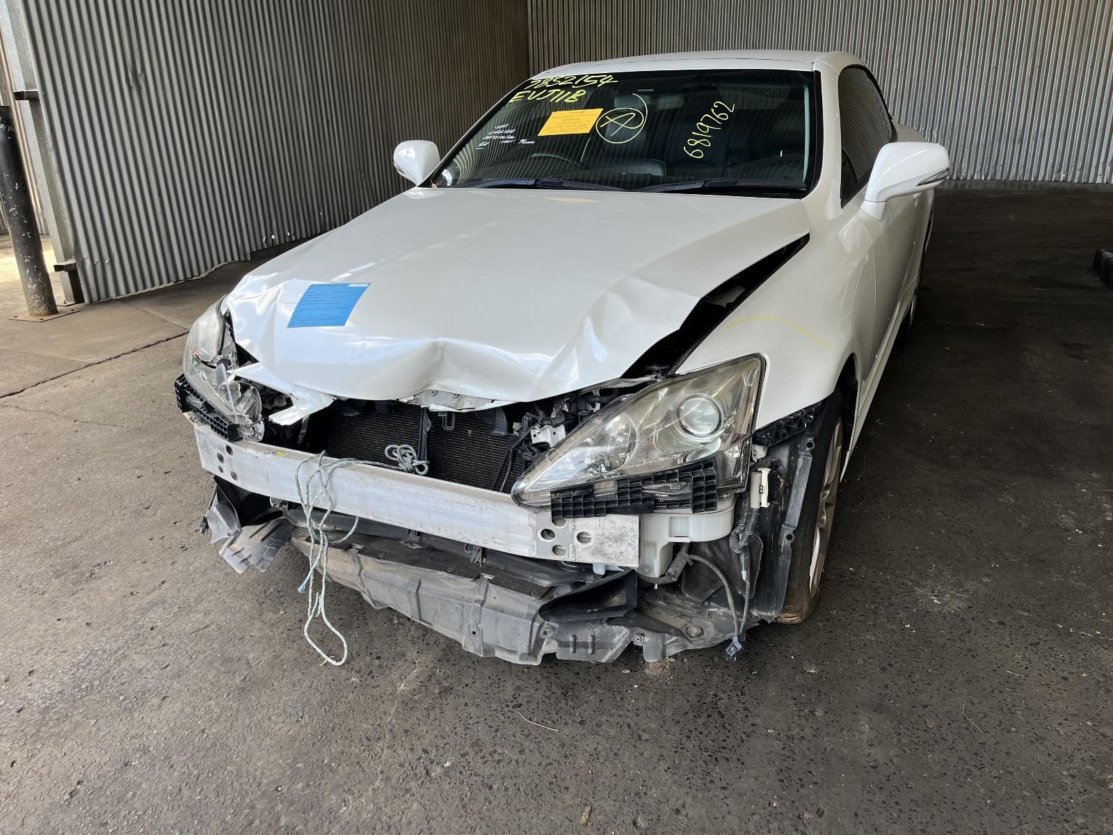 2012 Lexus Is250/is250c RIGHT FRONT DOOR WINDOW IS250C GSE20R CABRIO 07/09-12/14 0 image 2