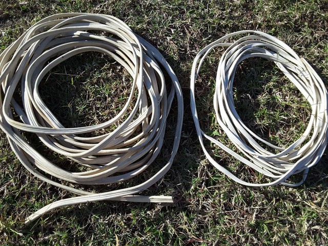 2 lengths and sizes electrical cable household wiring Ipswich