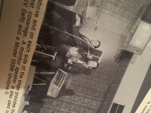 Vintage 1970’s Shure Bros. Inc Vocal Master Manufacturers Brochure