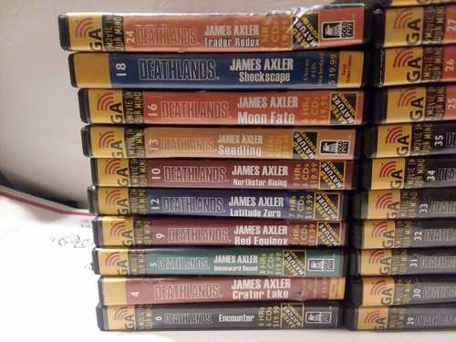 1DEATHLANDS Lot of 31 Graphic Audio Books CD's JAMES AXLER + More Axler CD Books