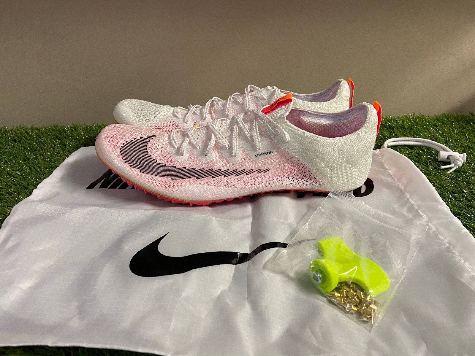 Nike Zoom Superfly Elite 2 Rawdacious White Track Mens New Nike Zoom Superfly Elite 2 Rawdacious White Track Mens New