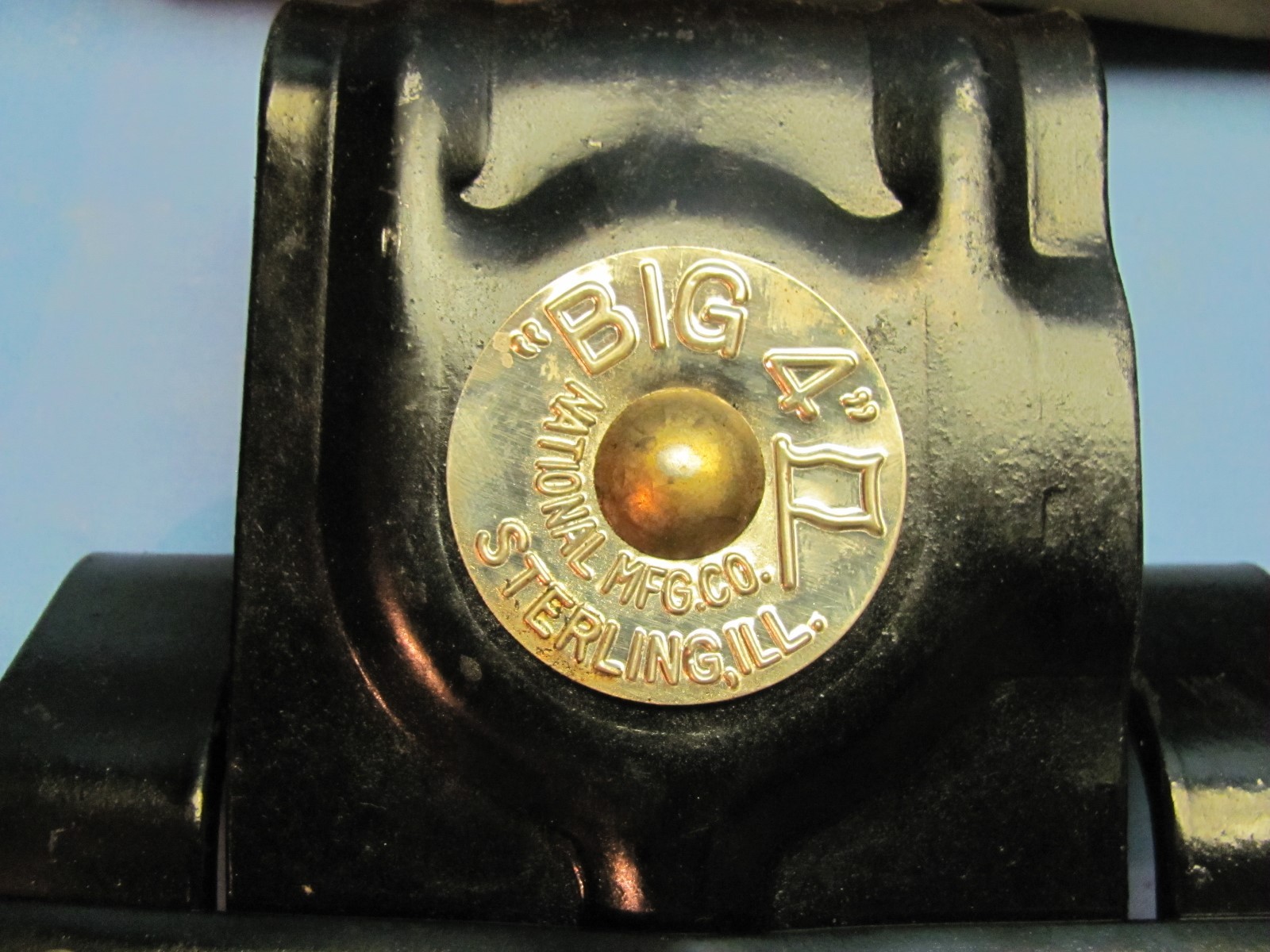 Vintage Barn Door Rollers Flexible Hanger Big 4 National Mfg Co Pair