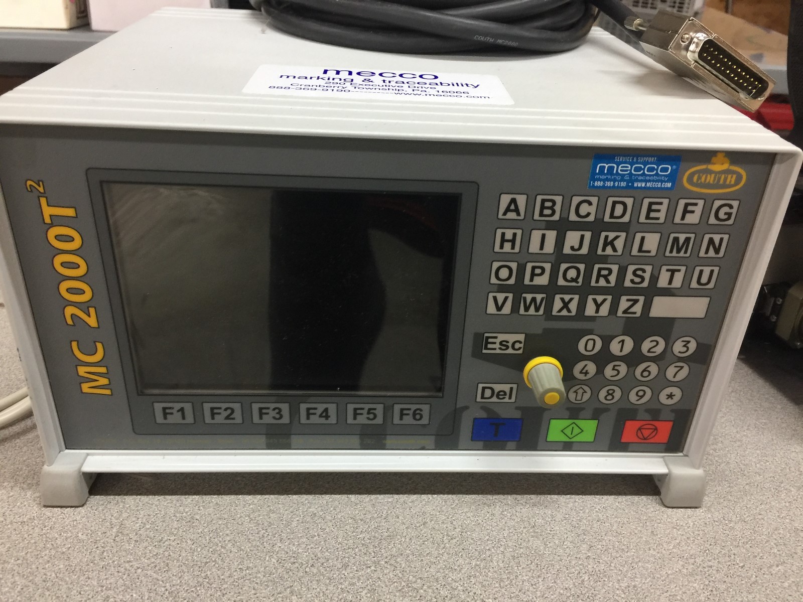 NEW NO BOX COUTH ENGRAVER CONTROLER WITH ENGRAVER HEAD MC 2000T2