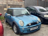 2005 MINI Hatch 1.6 One Euro 4 3dr HATCHBACK Petrol Manual