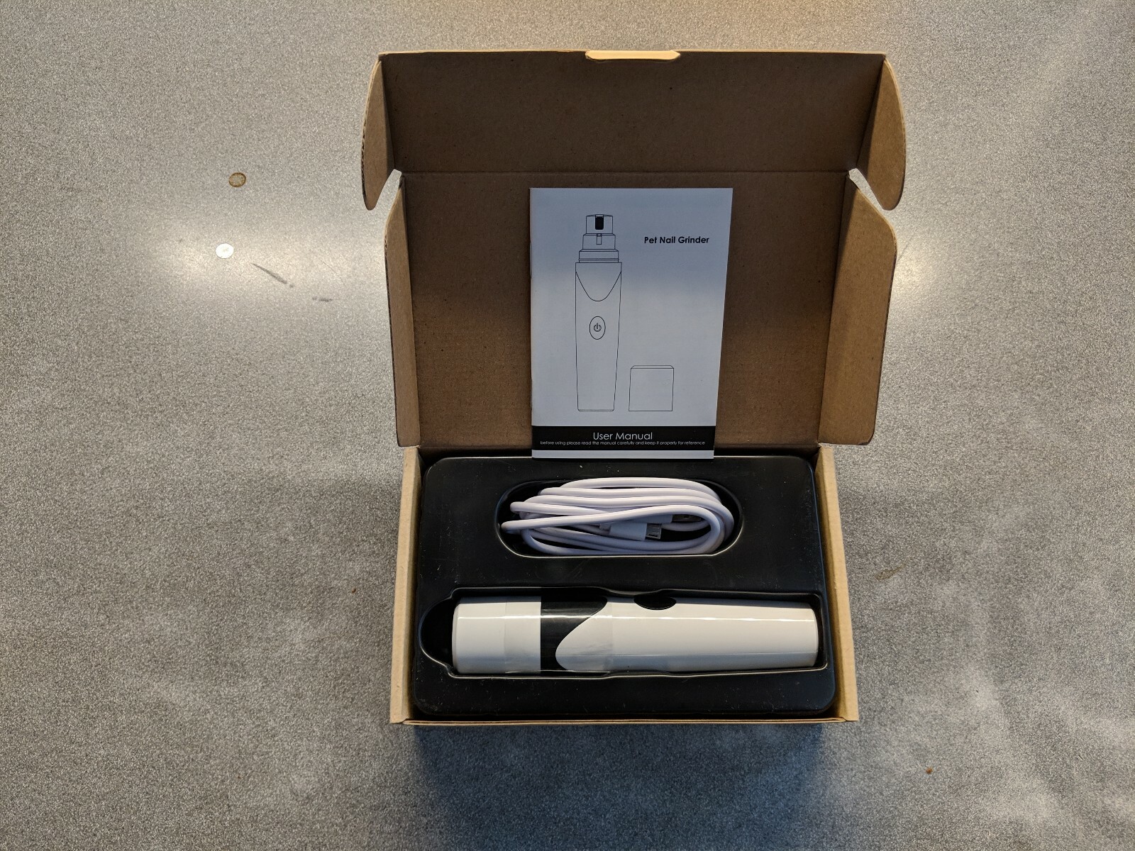 New Rosmax Dog Nail Grinder - Electric Nail Trimmer Clipper for Pets