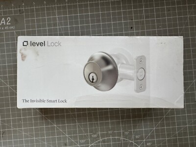 Level Lock- Touch Edition Smart Lock Satin Nickel Bluetooth Electronic Deadbolt